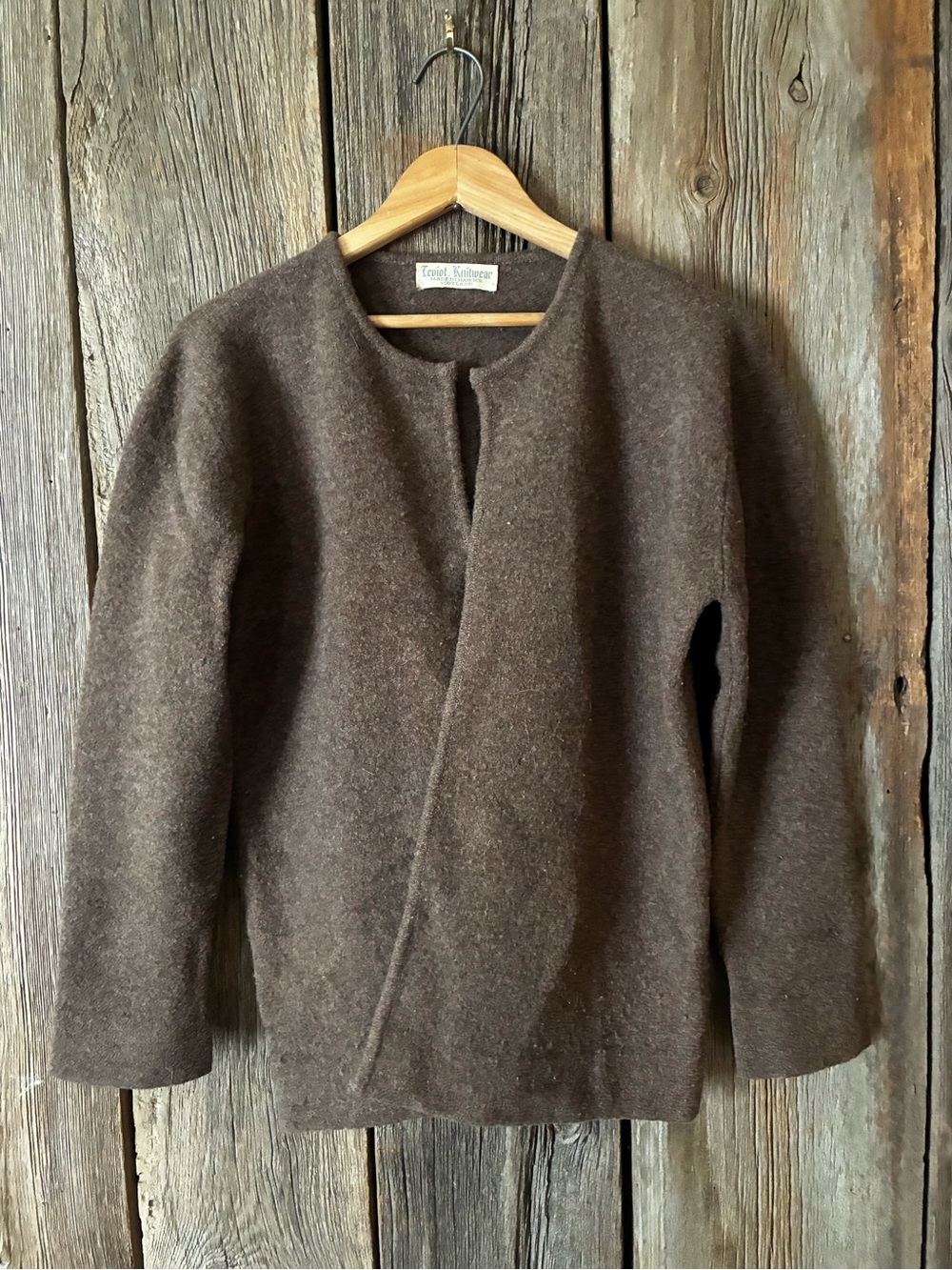 Vintage Wool Teviot Knitwear Hawick Scotland Cardigan, S M